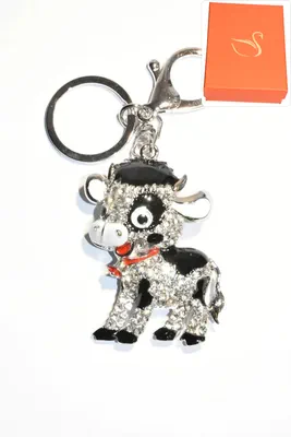 porte-cle Coffret cadeaux vache Argent