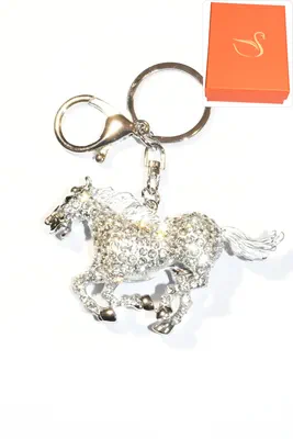 porte-cle Coffret cadeaux cheval Argent