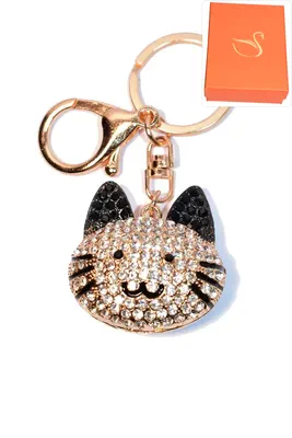 porte-cle Coffret cadeaux chat Or
