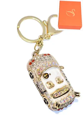 porte-cle Coffret cadeaux voiture Or