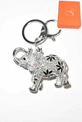 porte-cle Coffret cadeaux éléphant Argent