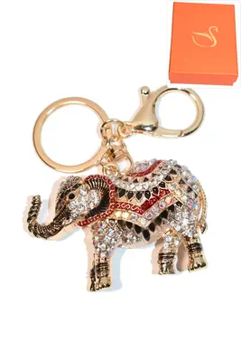 porte-cle Coffret cadeaux éléphant Or