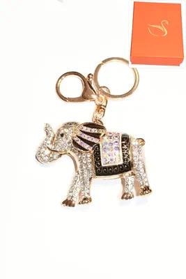 porte-cle Coffret cadeaux éléphant Or