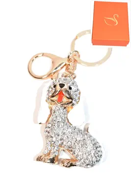 porte-cle Coffret cadeaux chien Or