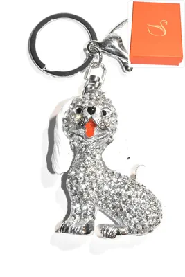 porte-cle Coffret cadeaux chien Argent