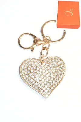 porte-cle Coffret cadeaux coeur Or