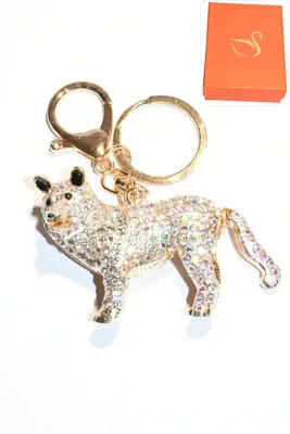 porte-cle Coffret cadeaux chien Or