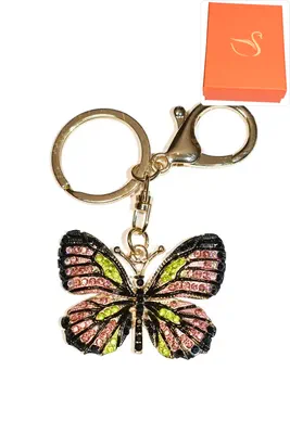 porte-cle Coffret cadeaux papillon Or