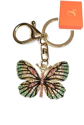 porte-cle Coffret cadeaux papillon Or