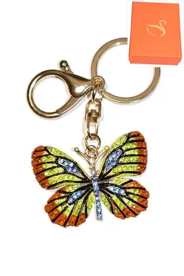 porte-cle Coffret cadeaux papillon Or