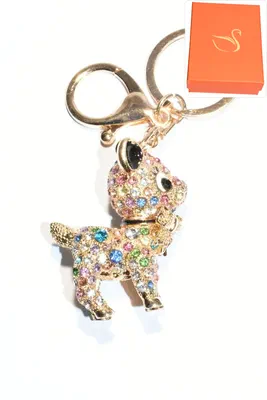 porte-cle Coffret cadeaux chien Or