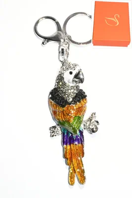 porte-cle Coffret cadeaux perroquet Or