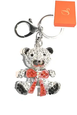 porte-cle Coffret cadeaux ours Argent