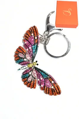 porte-cle Coffret cadeaux papillon Or