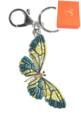 porte-cle Coffret cadeaux papillon Or