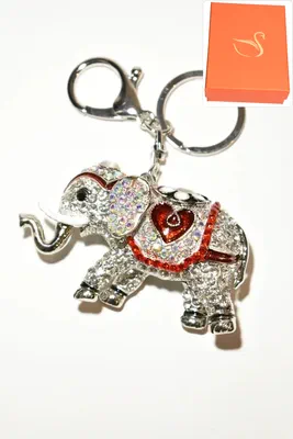 porte-cle Coffret cadeaux éléphant Argent