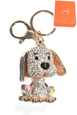 porte-cle Coffret cadeaux chien Or