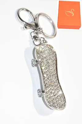 porte-cle Coffret cadeaux skate Argent