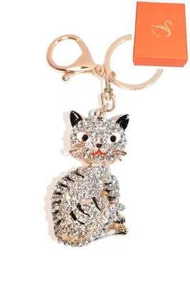 porte-cle Coffret cadeaux chat Or