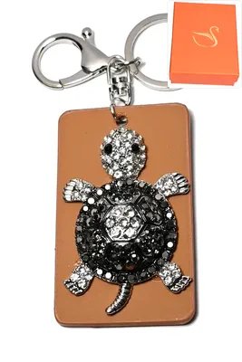 porte-cle Coffret cadeaux tortue Argent
