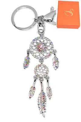 porte-cle Coffret cadeaux attrape rêve Argent