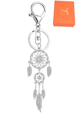 porte-cle Coffret cadeaux attrape rêve Argent