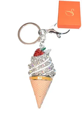 porte-cle Coffret cadeaux glace Argent