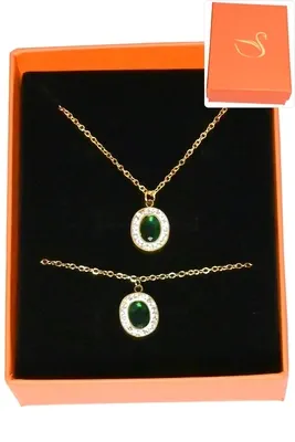 Coffret pierre parure bijoux collection privé aliex Or