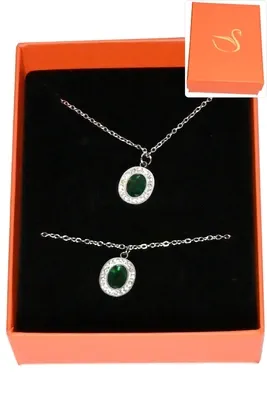 Coffret pierre parure bijoux collection privé aliex Argent
