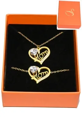 Coffret maman parure bijoux collection privé aliex Or