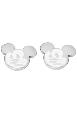 Boucle-d-oreille mickey Argent