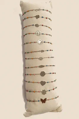 Bracelet lot de bracelet avec présentoire Argent