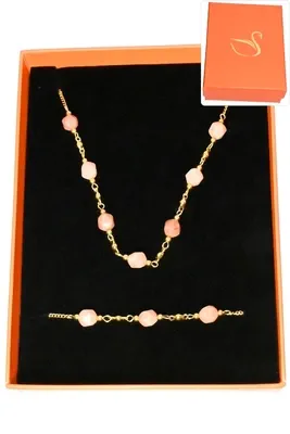 Coffret pierre minérale parure bijoux collection hervé aliex Or