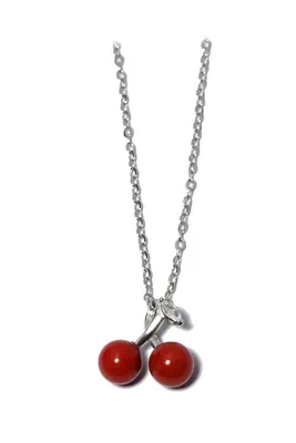 Pendentif cerise Argent