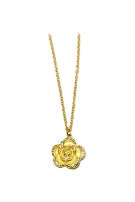 Pendentif fleur Or D4D4F3 
