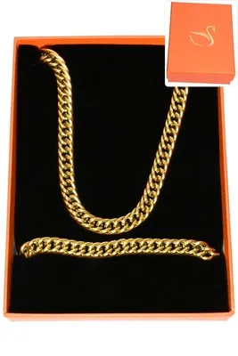 Coffret chaine parure bijoux collection privé aliex Or