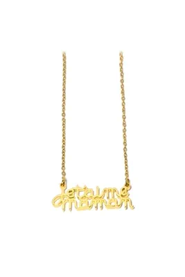 Pendentif je t'aime maman Or