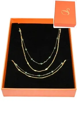 Coffret pierre parure bijoux collection hervé aliex Or