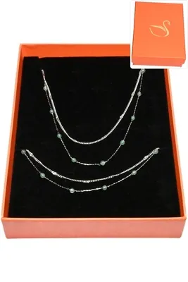 Coffret pierre parure bijoux collection hervé aliex Argent