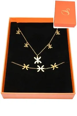 Coffret yaz parure bijoux collection hervé aliex Or