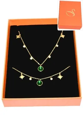 Coffret étoile parure bijoux collection hervé aliex Or 45C158 