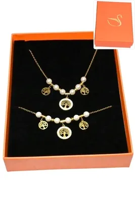 Coffret arbre de la vie parure bijoux collection hervé aliex Or