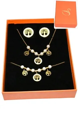 Coffret arbre de la vie parure bijoux collection hervé aliex Or