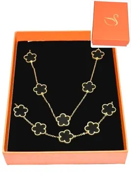 Coffret fleur parure bijoux collection hervé aliex Or