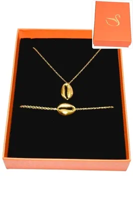 Coffret graine de café parure bijoux collection hervé aliex Or