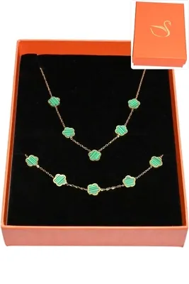 Coffret fleur parure bijoux collection hervé aliex Or