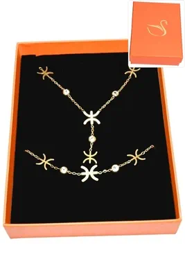Coffret yaz parure bijoux collection hervé aliex Or