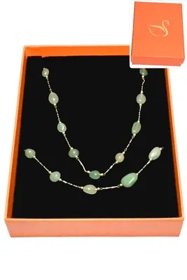Coffret pierre parure bijoux collection hervé aliex Or
