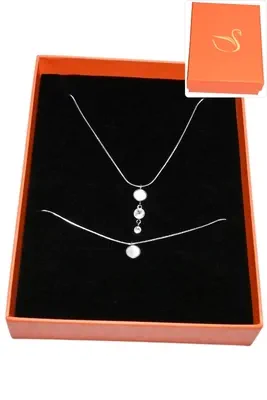 Coffret perle parure bijoux collection hervé aliex Argent