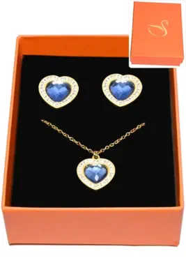 Coffret coeur parure bijoux collection hervé aliex Or